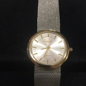 Pandora Watch Stainless/ 14k plated Mesh strap